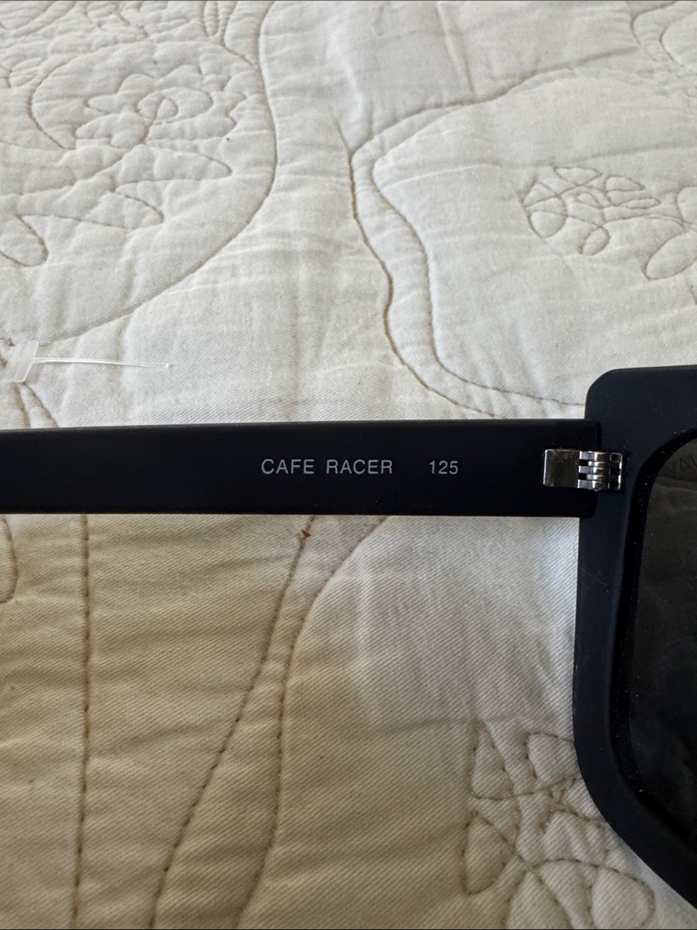 Quay Australia Cafe Racer Matte Black Oversized Square Sunglasses - Picture 2 of 4
